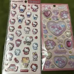 ハローキティ・マイメロディ シールセット