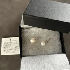 未使用！淡水パールピアス