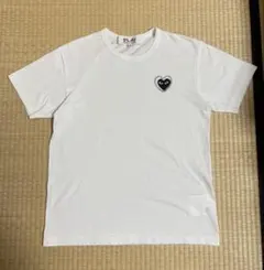 PLAY Comme des Garçons M ホワイト Tシャツ