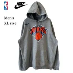 タ*チ様 NIKE NBA ニューヨーク・ニックス メンズ パーカー XL グレ
