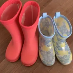 長靴　レインブーツ　18㎝　美品　2点セット