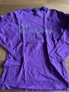 POLO by Ralph Lauren 刺繍ロゴロンTシャツL ラルフローレン