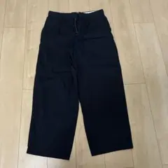 ネイビー タッグワイドパンツ