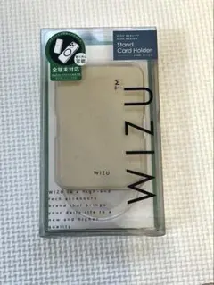 Magsafe対応 スタンドカードホルダー スマホスタンド WIZU ベージュ