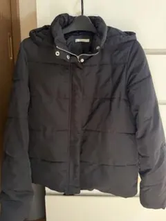 アラマンダ Allamanda フード付き中綿コート 黒 ブラック アウター　M