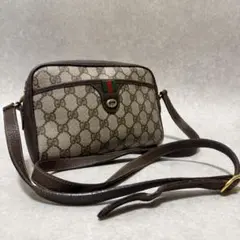 美品　GUCCI オールド ショルダーバッグ シェリー インターロッキングGのサムネイル