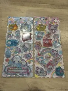 ぷくぷくあわわちゃん　他　ウォーターインシール2点セット