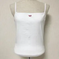 DIESEL ディーゼル ロゴ 刺繍 パッチ キャミソール T-HOP-D Mのサムネイル