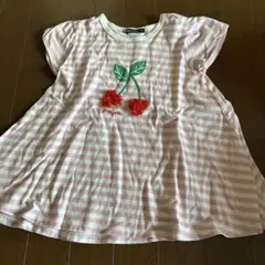 moujonjon ボーダー 半袖Tシャツ 130cm
