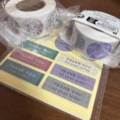 サンキューシール ロールタイプ＆シートタイプ 3種セット THANK YOU