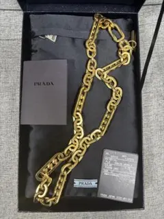 PRADA/プラダ チェーンネックレス ゴールドのサムネイル