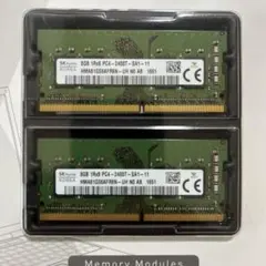 SK hynix ノートPC用メモリ 8GB 2枚セット PC4-2400Tのサムネイル