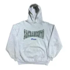 90s RUSSELL ATHLETIC スウェットパーカー ワッペン 刺繍