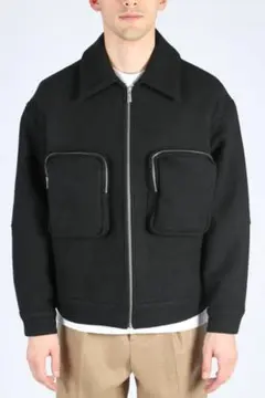 lownn utility short jacket 46 black