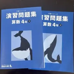 四谷大塚　4年算数　演習問題集上下巻