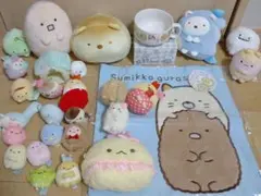 すみっコぐらしぬいぐるみ　すみっコぐらしスープカップ新品　水族館ぬいぐるみ
