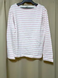 ロペピクニック　刺繍入りボーダーカットトップス