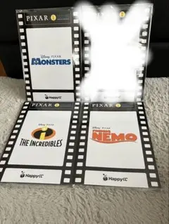 【新品・未開封品】 Happy くじ PIXAR L賞 3点