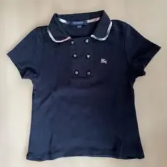 BURBERRY ブラック ポロシャツ 120/A