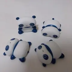 たれぱんだ　青　ガチャガチャ　サンエックス　ソフビ