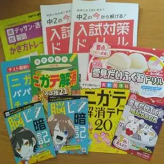 進研ゼミ 中学講座 中2 学習教材セット　10冊