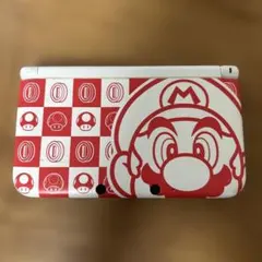 Nintendo 3DS LL ジャンク品 マリオホワイト 本体