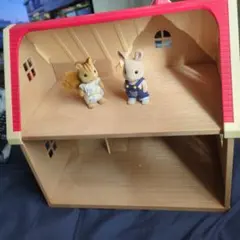 最終値下げ‼️シルバニアファミリー 二階建てハウスと家具セット