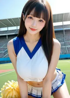 月屋 A4 ポスター 4K 高画質 グラビア 写真 美女 チアガール R0099