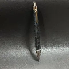 205タモ波杢スタビ　木製シャーペン　超低重心(溝付き) ステンレス