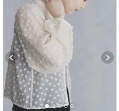 かおりんごIENA Mi * Trefle シアーギャザーブラウス F IENA イエナ Mi * Trefle シアーギャザーブラウスハーフブラウス