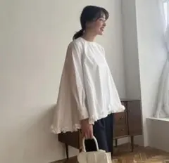 OHGA オーガ PATTERN BLOUSE パターンブラウス - メルカリ