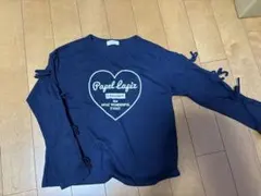 ネイビー 長袖カットソー 150