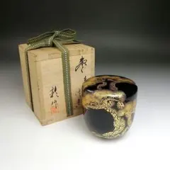 耕雲作】家元書付｜山水蒔絵｜棗｜共箱｜耕雲 (川口浩文)｜茶道具