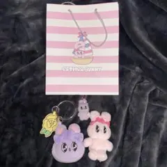 GIRLSキーポーチ エスターバニー JR ぬいぐるみポーチ　ＧＵ　ジーユー