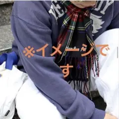 【日本製】カシミヤのように なめらか マフラー ショート　最終値下げ