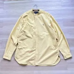 Ralph Lauren イエロー バンドカラーシャツ XLのサムネイル