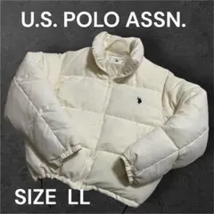 U.S. POLO ASSN. 中綿ジャケット ブルゾン 白 LL レディースのサムネイル