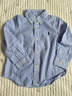 ラルフローレン　ストライプカッターシャツ