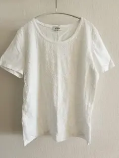 SCAPA 半袖 Tシャツ ホワイト レース　40サイズのサムネイル