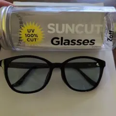 Zoff SUNCUT サングラス UV100%カット　ブルー　目黒蓮着用モデルのサムネイル
