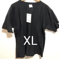チャンピオン　XL　ショートスリーブ　ポケット　Tシャツ　リバースウィーブ　黒