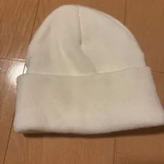 WEGOニット帽ホワイト