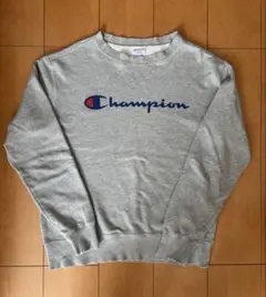 Champion（チャンピオン）ロゴスウェット グレー Lサイズ