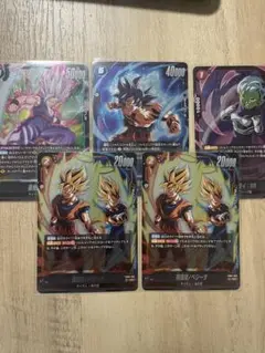 フュージョンワールド　FB09-082 SR 孫悟空/ベジータ　その他SRセット