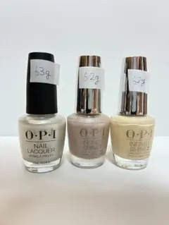 O.P.Iネイルラッカー3本(NL L03、ISL H022、ISL S003)