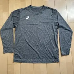 ASICS 長袖Tシャツ XL グレー