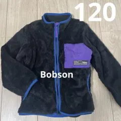 bobson キムラタン　アウター　上着　ボア　120 黒　フリース　ブルゾン