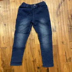 ダークブルーデニムパンツ ゴムウエスト(１３０cm)