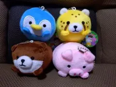 【新品未使用タグ付き】つみっこアニマルキーホルダー4体セット