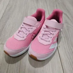22.5cm　adidas キッズ スニーカー ピンク